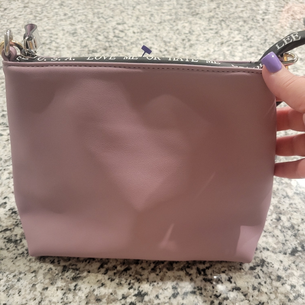 Nicole Lee Pink Crossbody Bag with Structured Design